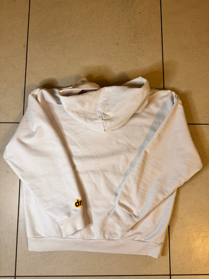 preloved Drew House Hoodie - Weiss mit Smiley-Logo